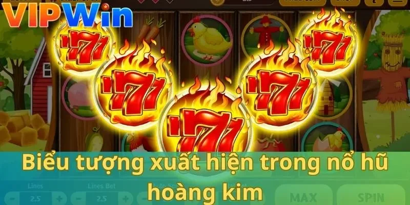Biểu tượng xuất hiện đi kèm với giá trị thưởng riêng biệt