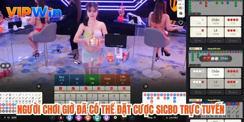 Người chơi giờ đã có thể đặt cược sicbo trực tuyến