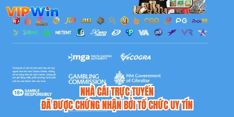 Nhà cái trực tuyến đã được chứng nhận bởi tổ chức uy tín